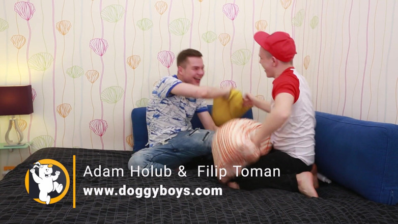 Doggy boys: Real life fuck buddies Adam Holub and Filip Toman