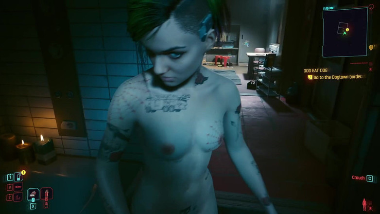 LewdArcade: Cyberpunk 2077 Judy Sex Scene - Pyramid Song Sex Scene Porn Game...