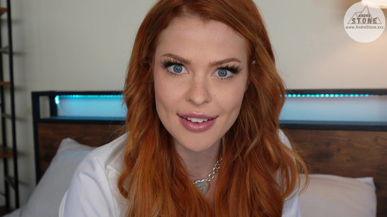 Andre Stone: Sexy Redhead College Co-ed Seduces Her Tutor