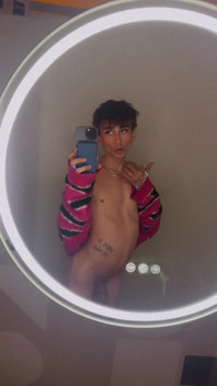 Femboy in Coffee Shop Public Bathroom