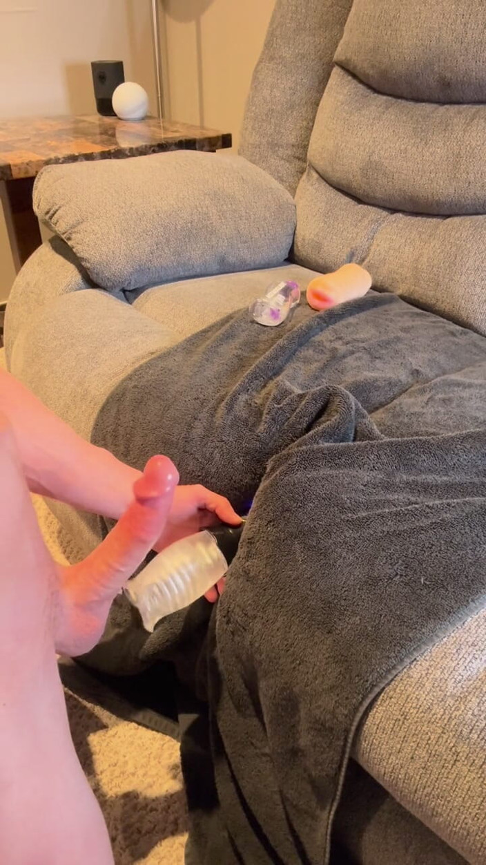 Bull Boss Josh: Multiple Masturbation Toys and Multiple Cumshots