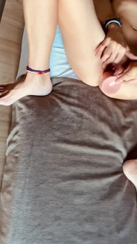 Due cazzi per me, pompino e cazzo con un dildo