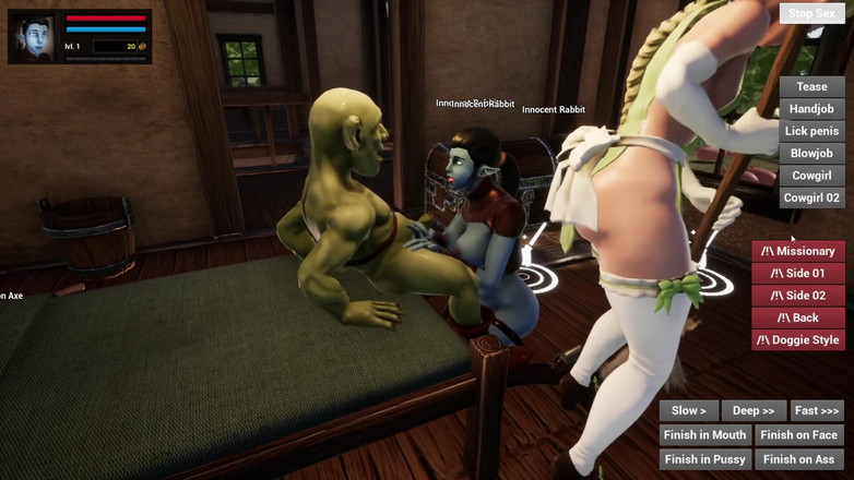 LewdArcade: Orcks के साथ चुदाई पापी साम्राज्य पोर्न गेम प्ले [18+] सेक्स गेम प्ले