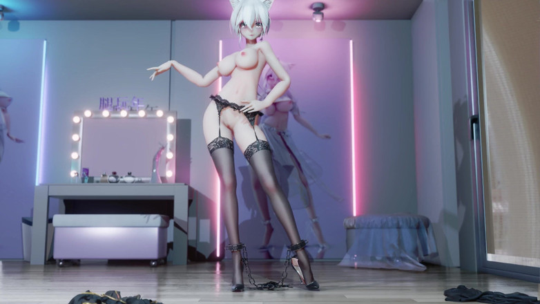 MikuMotion: Gfriend-mago 고대 스타일; 우아한 청담; 흑인 스타킹을 빨아주는 흑인 스타킹