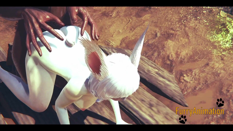 Yaoitube: Furry Hentai 3D - Creature and Bunny Having Wild Sex on the...