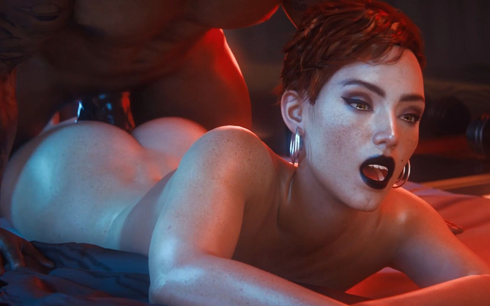 Realms of lust 3D: Madruga3d Intenzivní hardcore anální sex: Nympho děvka s těsným sexy...