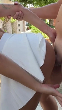 Ich gebe meiner vollbusigen latina-stiefschwester einen schönen fick mit Milch in ihre enge muschi im freien, ficke XXX