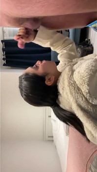 POV Blowjob From the Nerdy Girl on Campus