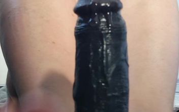 Solo. POV Footjob BBC Dildo