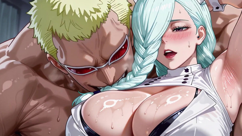 Prznai: Doflamingo (op) X Meimei (jjk)