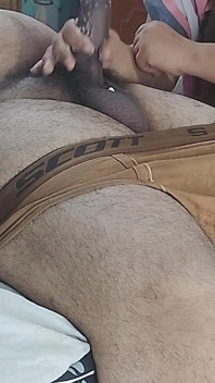 Indian Girl Gives Sloppy Blowjob in the Fabhouse - Deepthroat Desi Heat