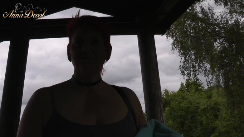 Anna Devot: Masturbating on the observation tower