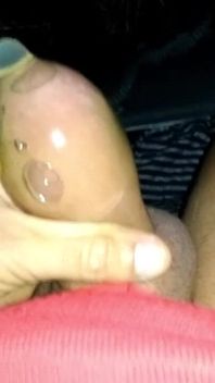 Uncut Cock Filling Condom with Piss Like Balloon