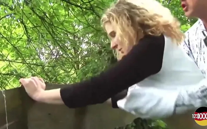 123XXX - Fucked Amateurs in Germany!: Blonde MILF with Glasses Wants Him There and Now