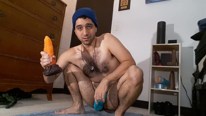 Ricky Cage: Jocked up -- Jockstrap dildo ride &amp; cum!