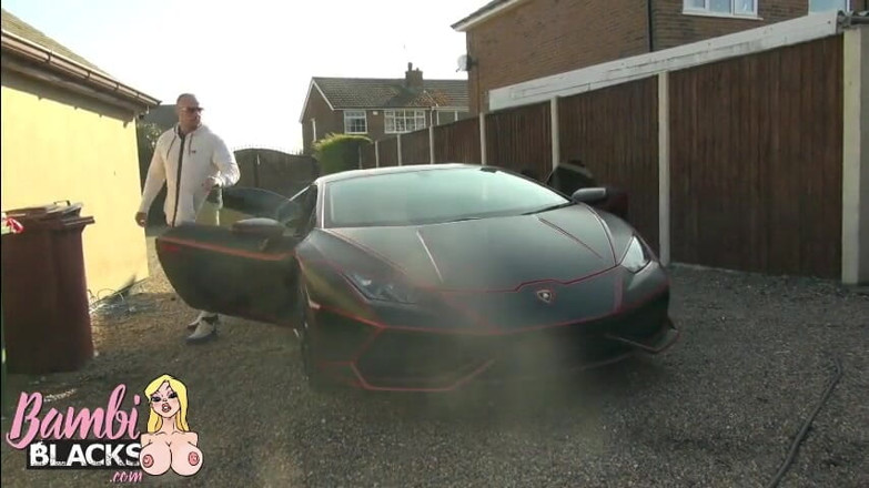 Creampie cum whores: Super car slag cumshot