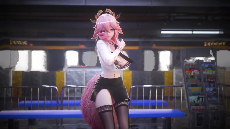 MikuMotion: [एमएमडी] कार्यालय महिला वर्दी; Pencil स्कर्ट; Lace Thong; सेक्रेटरी