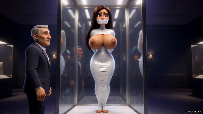 Gagged AI Cartoons: The Living Exhibit