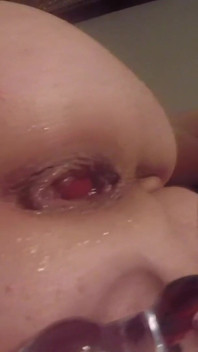 Anal pompowanie i wtyk tunel