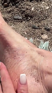 For Those Who Love Legs, I’m Having Fun in the Sand.