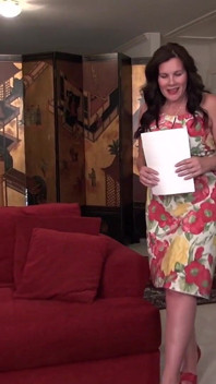 Big Booty MILF Sasha Karr Got Horny and Started Masturbating on the Couch