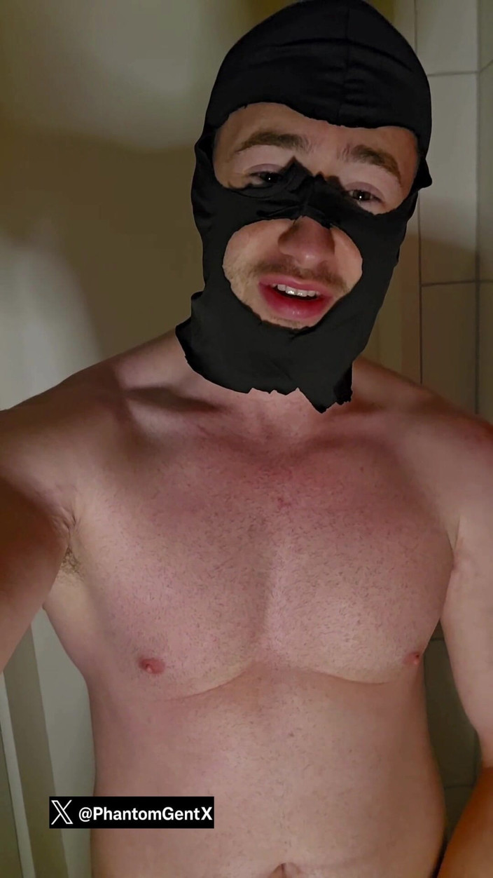PhantomGentX: Phantomgentx Gay Solo Teases Massive Cock with Intense Dirty Talk
