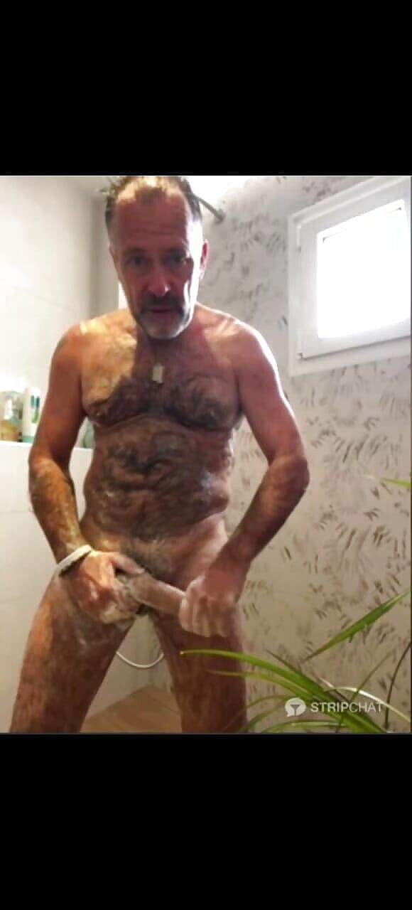 Another dirty daddy shower scene (Daddy bear vlc)