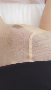 Cindy Bitch Sissygasm & Gorgeous Pre-cum in Tights
