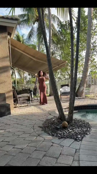 Ow Do You Feel About Me in This Sleek, Skin-tight Brown Dress?