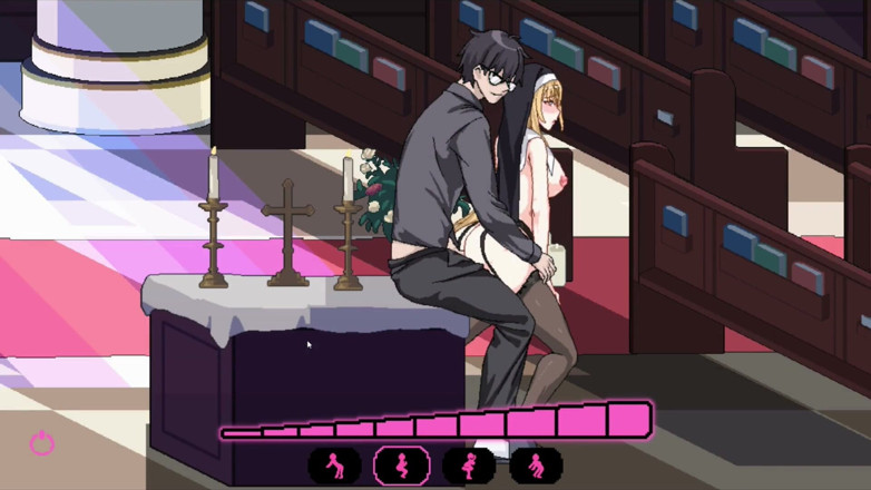 NSFWOtaku: Hentai Game - Cảnh làm tình hentai nhà thờ 3 (rika nữ anh...