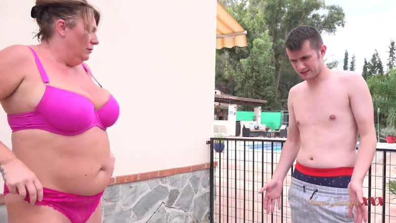 Aunt Judy's XXX: Ajudysxxx - Prsatá zrzka MILF Jojo svádí svého osobního trenéra