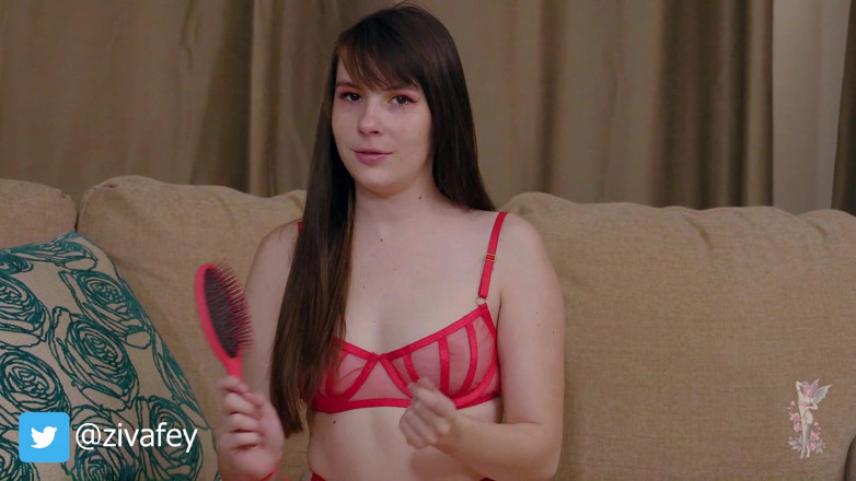 Ziva Fey: Ziva Fey - Why are you lurking and watching me brush...