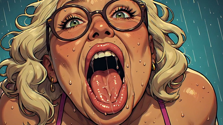 AI Porn: Open Wide Mouths Want Cock