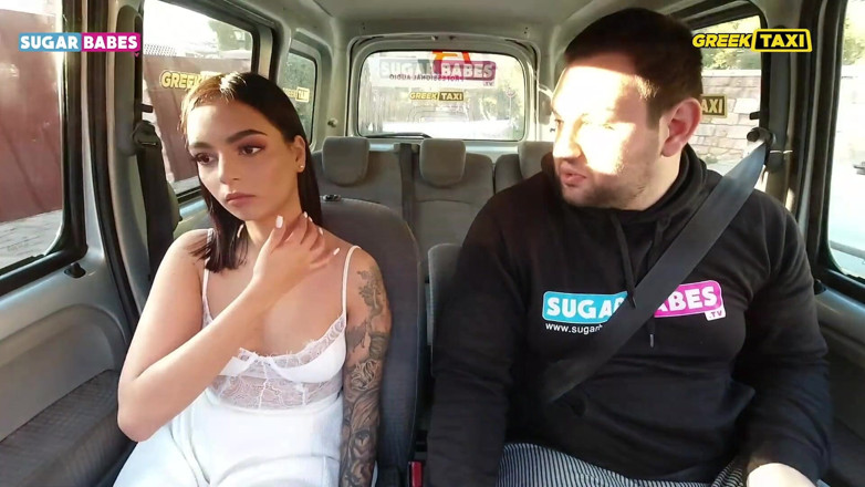 SugarBabesTV: Grecka taksówka: Sofia Pavlidi Podwójna taryfa