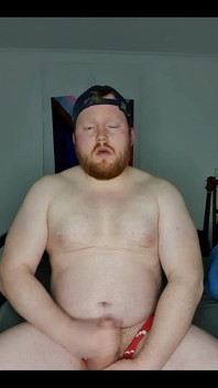 Long Wank Sesh med en spermashot i slutet