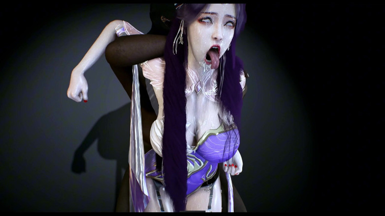 X Hentai: Diosa en el paraíso: se despiertan las curvas 3D - animación 3D hentai