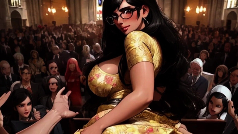 Spicy Toons: Kobiety uwielbiają ssie penisa w kościele w Nowych Pikantnych Toons...