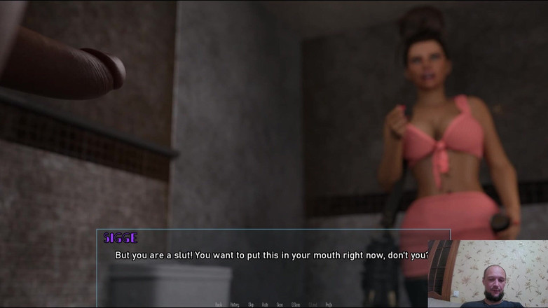 Sex game gamer: 을 빨고 얼굴에 사정하는 뚱뚱한 늙은 남자