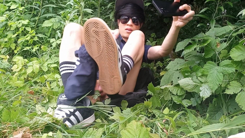 Jon Arteen: After Getting Caught Outside, Gay Twink Jon Arteen Sneaks off...