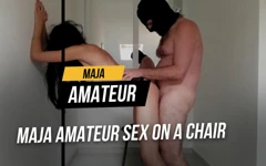 Maja Amateur Wife: Maja Amateur Sex on a Chair | Faphouse
