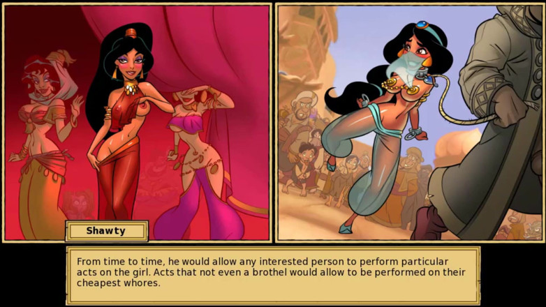 Cartoon Play: Iris quest Jasmine aladdin भाग 2 - jafar और उसकी कुतिया Jasmine