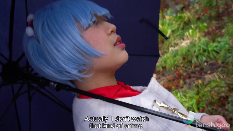Tenshigao: Riho Machida Is in Her Anime Costume When She Visits...