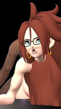 Android 21 tenta posição de quatro para se sentir mais humano