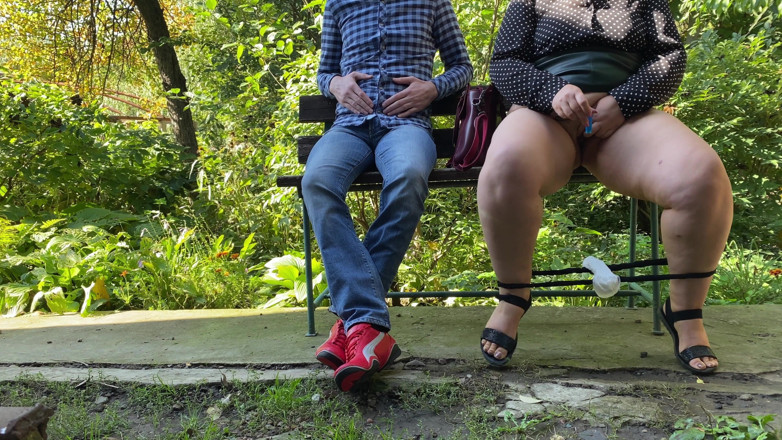 OurFetishLife: Al aire libre gorda milf, fetiche de bragas y almohadillas