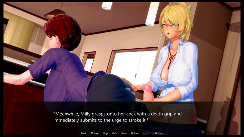 Cum in Futa: Мир Фута ntr футанари, хентай игра, порноплей эпизод 1 время, чтобы раскрыть этот огромный член на задницу мачехи!