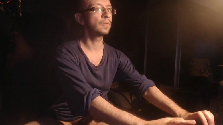 Alex Metallov: A Guy Plays with His Dick During a Webcam Show