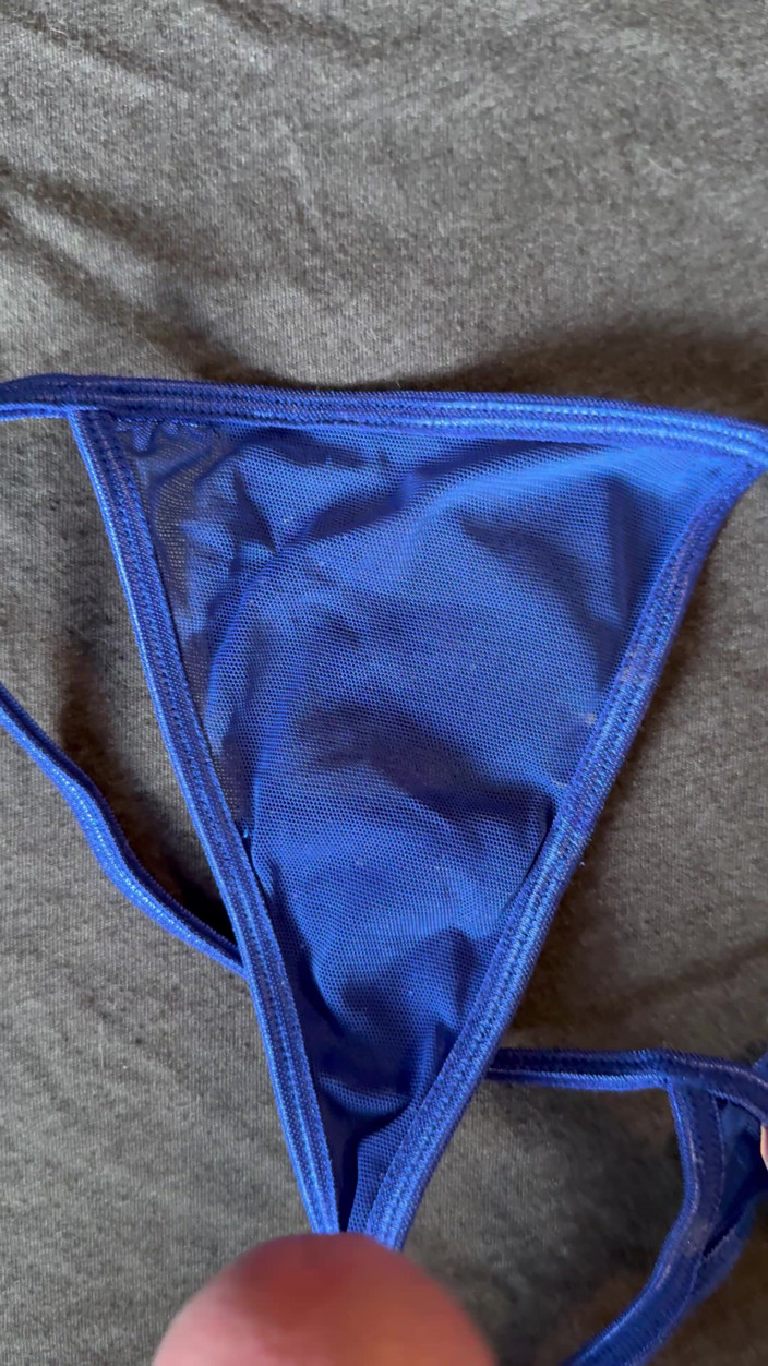 CumDaily: Cum on Wife’s Panties 22