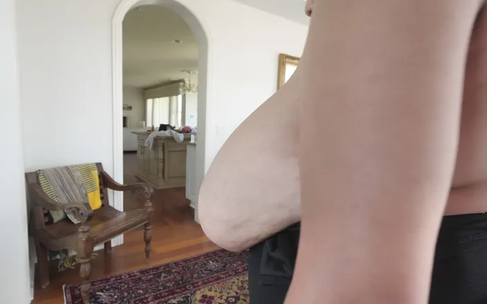 Stephanie Roberts: Danni Vacuuming Surprise!