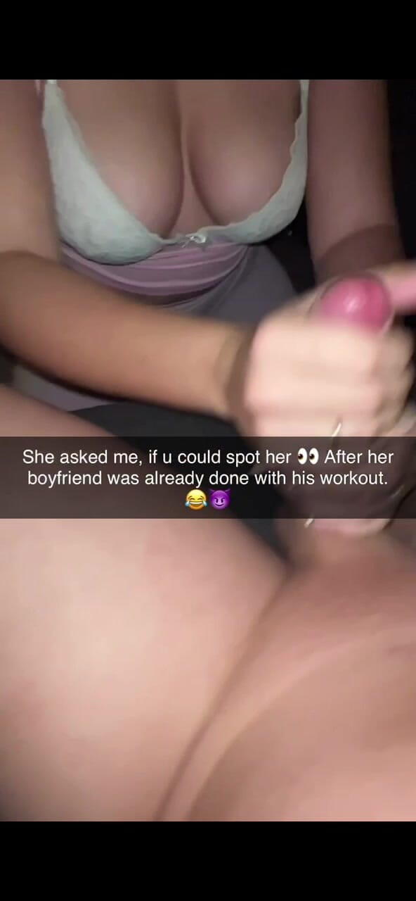 Celineandcesco: Snapchat Story Awek diambil 18 tahun di gim dengan blowjob panas