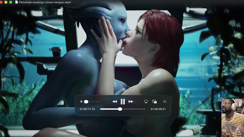 Good news media: Liara nyepong kontol liara sampai tenggelam, pantat montok waifu si...